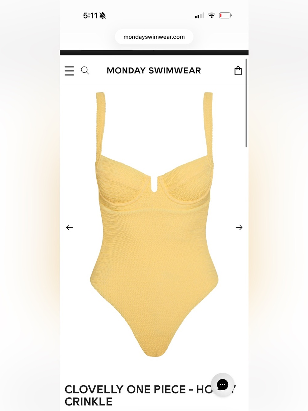 Monday swimwear M